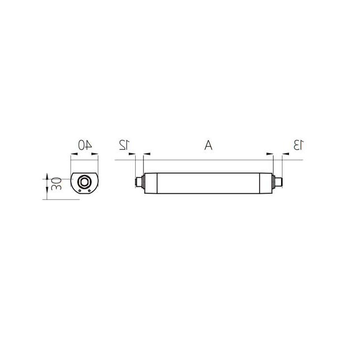 功率10.5W、尺寸A= 365 mm x 40 mm、MLAL-27-SDD、A40061